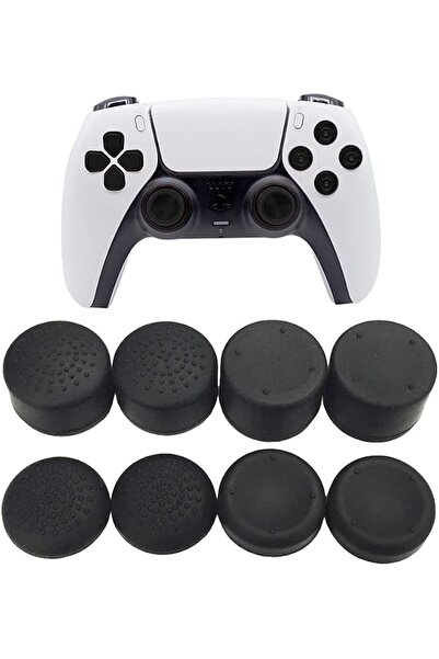 SKEIDO 8Pieces Silicone Thumbstick Joystick Cap Cover compatible with Playsta...