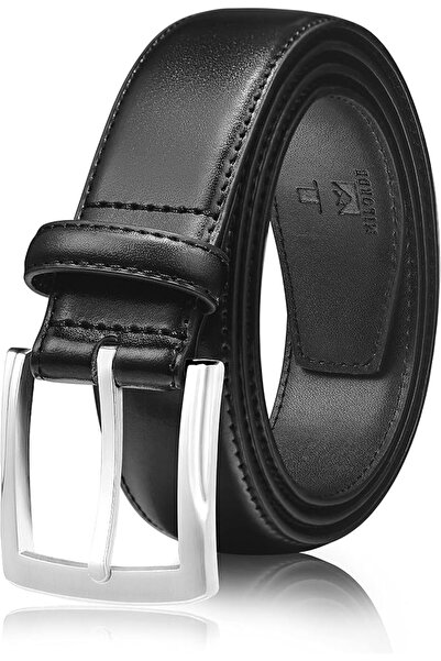GENERAL MILORDE Men's Genuine Leather Dress Belt, Handmade, 100% Cow Leather,...