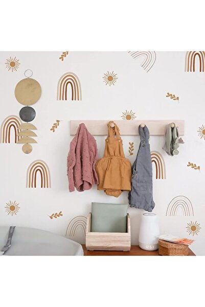 Finduat Boho Heart Wall Stickers Girls Bedroom Removable Wall Decals Nursery ...
