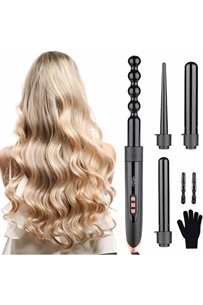 ROEOLNIL Curling Iron - 3 Barrel Hair Crimper Iron - 5 in 1 Curling Wand Hair...