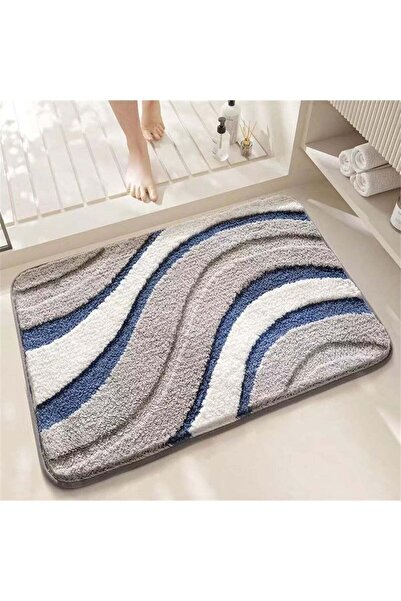 Arabest Microfiber Bath Mat,Soft Fluffy Non-Slip Shower Tub Buffer,Machine Wa...