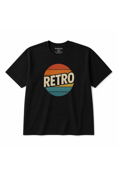 Rabona Fashion Nostalgic 70S Vintage Spirit Printed Unisex T-Shirt