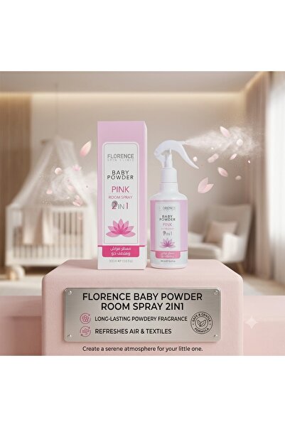 FLORANCE FLORENCE Spin Clinic Baby Powder Pink Room Spray Refresher with Long...