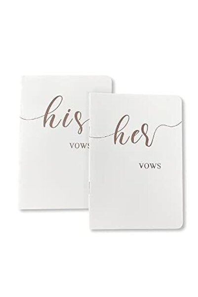 GENERAL HANVOWS Vow Books His And Hers,Guest Book For Wedding Ceremony,Set of...