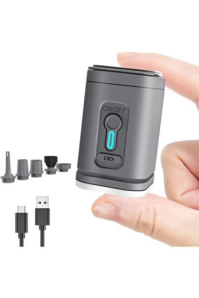 STARSTAR 1200mAh mini air pump gray.