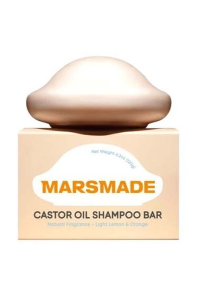 MarsMade شامبو بار بزيت الخروع لتقوية الشعر ودعم نموه من مارس ميد - 120 جرام