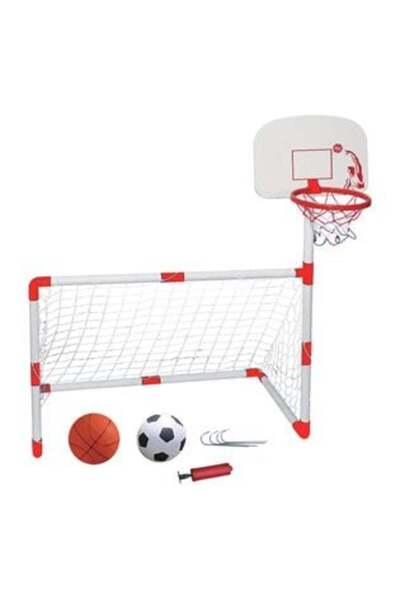 OEM Poarta de Fotbal si Panou de Baschet 2 in 1, 100x46x68cm