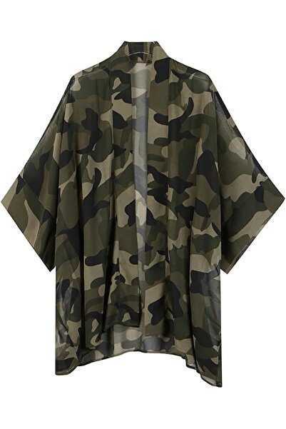 GENERAL Women Bohemian Chiffon Kimono Cardigan Beach Cover Up Bikini Shawl Bl...