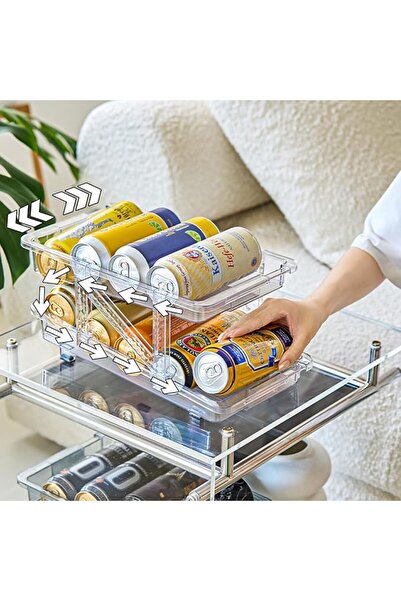 VAODO 12 Pieces Fridge Organizer Bins, 4 Large & 4 Middle & 4 Small Container...
