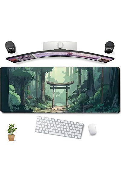 GENERAL Cherry Blossom Mouse Pad Kawaii Pink XL Large Extended Gaming Desk Ma...
