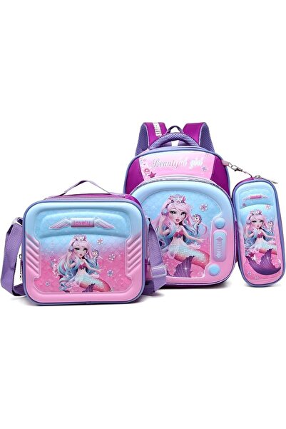Stargold Girls 3 Pieces Combo Baby Backpack 12 Inch With Adjustable Strap Sch...