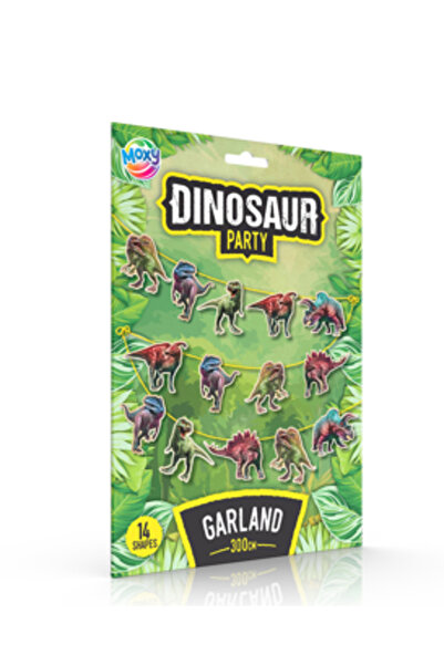 MC Micostore Garland Party Dinosaur 14 pieces Grafix 3m