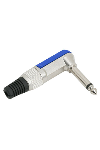 Alista Home Mufă jack mono, 6.3 mm, 90 °   Colțar metalic cu protecție anti-î...