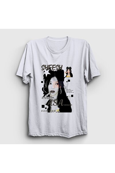 Presmono تي شيرت أبيض للجنسين من Enami Asa Sheesh K-Pop Babymonster 619789tt