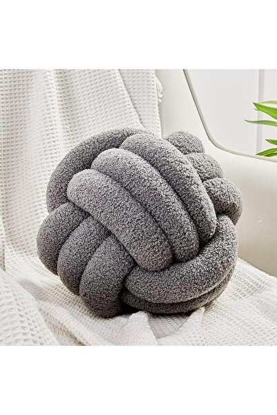 Uvvyui Knot Pillow Ball, Soft Home Decorative Round Throw Pillow, Handmade Kn...