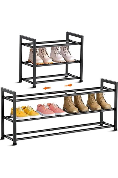 Winsoyya Shoe Rack, 8-Tier Shoe Storage Cabinet 32 Pairs Plastic Freestanding...