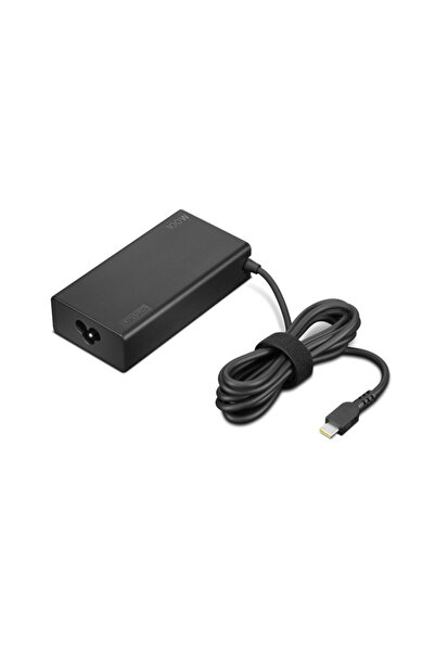 LENOVO Φορτιστής φορητού υπολογιστή USB-C 100W, Βύσμα ΕΕ, 1μ, Μαύρο