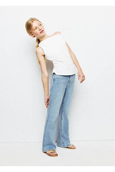 MANGO Kids Waistless flared jeans