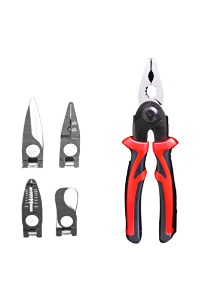 Generic 5 in 1 Combination Wrench Set Interchangeable Head Wrench Tools