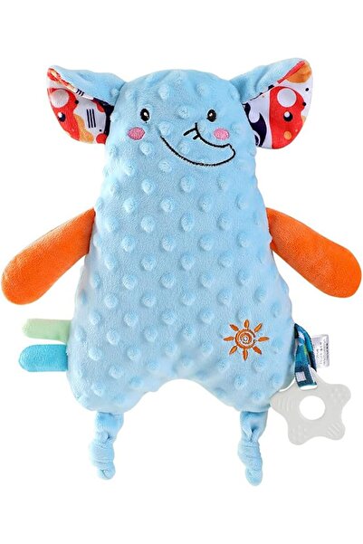 Soofam Baby Security Blanket with Tags Teether Elephant Blanket Soft Baby Bla...