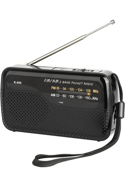 GENERAL High-Performance Portable FM/AM Dual Band Radio - 180° Rotatable Ante...
