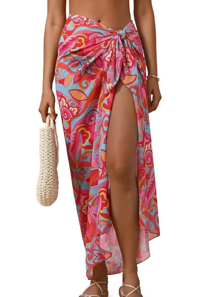 GENERAL Eicolorte Womens Beach Cover Up Chiffon Sheer Bikini Beach Swimsuit C...