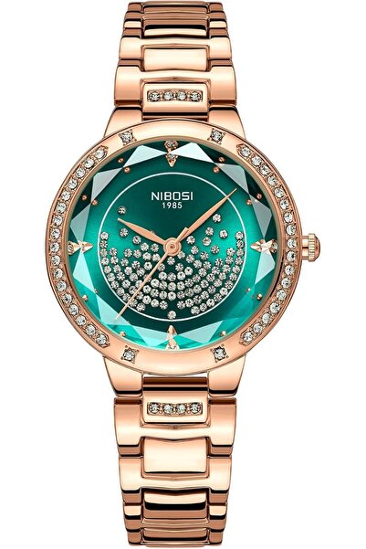 Nibosi Women's Watch Small Wrist Rose Gold Dial Watch for Ladies Fashion Wate...