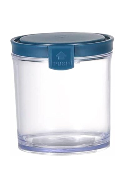 Generic Plastic Round Food Container, Blue/Brown/Green 390 ml Capacity 02-935