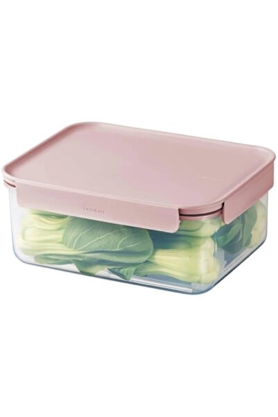 Generic Classic Plus Rectangle Food Container – 2L Pink, 4-Side Locking, Stac...