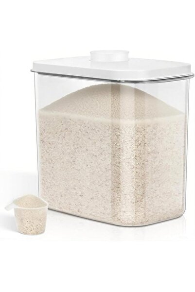 Generic Rice Container 10KG with Easy-Carrying Handles -12L Flour Storage Con...