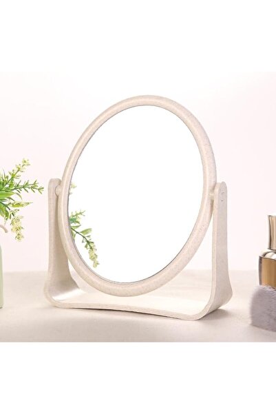 Tazweeq Double Sided Vanity Mirror, Desktop Makeup Mirror with Swivel Stand, ...