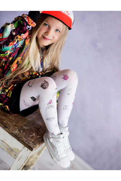 sosetaria Dresuri copii cu model pisicute Knittex Crazy Cat 40 den