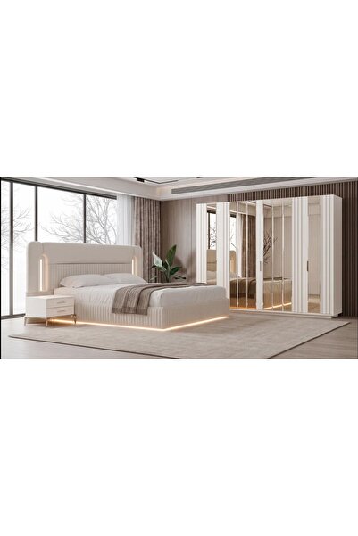 AYDINEV VELORA MDF BAZALI YATAK ODASI TAKIMI