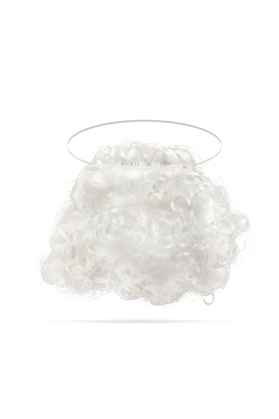 Alista Home Barbă albă de Moș Crăciun, 33 cm, prindere elastică