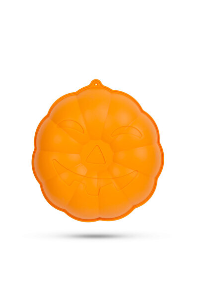 Alista Home Formă de copt din silicon de Halloween, model dovleac, 24.5x25 cm...