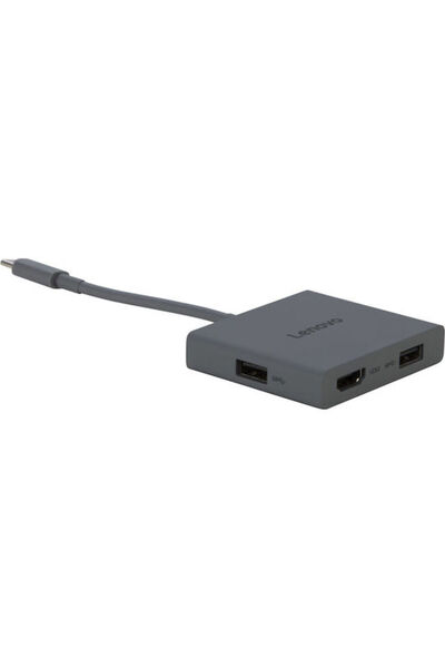 LENOVO 4 σε 1 Hub Gen2 USB-C Σταθμός Σύνδεσης με HDMI 4K Γκρι