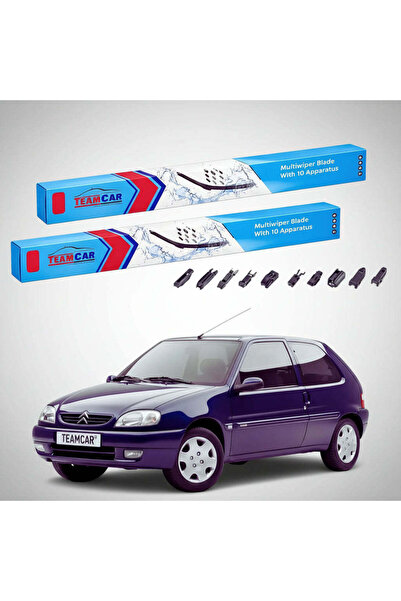 TEAMCAR Υαλοκαθαριστήρες Citroën Saxo S1 Hatchback 1999-2004 |   Εμπρόσθιο Σε...