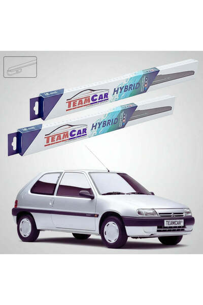 TEAMCAR Υαλοκαθαριστήρες Citroën Saxo S0 Hatchback 1996-1999 |   Εμπρόσθιο Υβ...