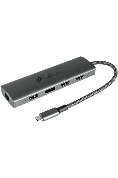 Good Connections Σταθμός σύνδεσης USB-C με HDMI/DisplayPort 4K, PD, Ethernet ...