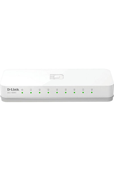 D-Link DES-1008C/E Μη διαχειριζόμενος διακόπτης L2 με 8 θύρες Gigabit Etherne...