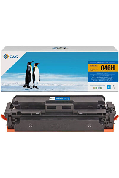 Golden G&g Premium Τόνερ 5k Canon 046H Κυανό 1253C002 Crg-046HC Crg046HC
