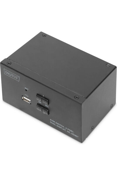 Digitus DS-12860 Διακόπτης KVM & Δεδομένων με Ήχο HDMI USB USB-B