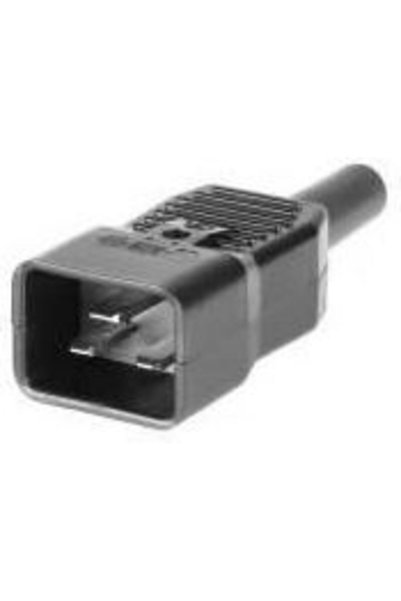 MicroConnect IEC C20 - IEC C20 Καλώδιο τροφοδοσίας Μαύρο C20PLUG