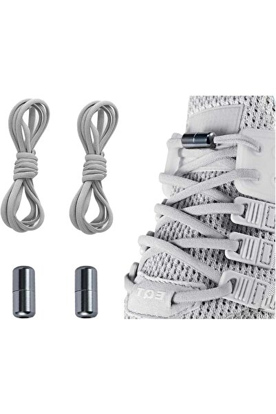 JOYZZZ No Tie Shoe Laces Elastic, 2 Pairs 105CM Stretchable Shoelaces, One Si...
