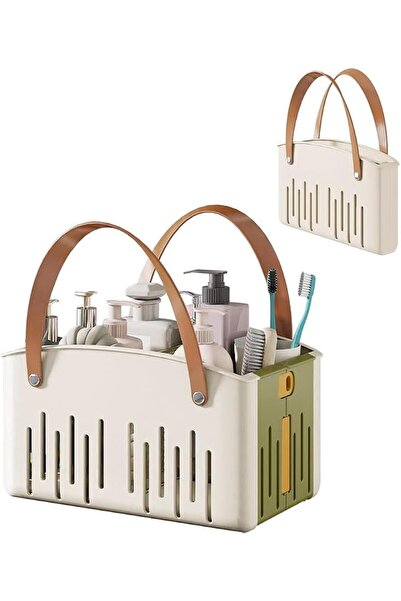 HASTHIP ® Portable Shower Caddy Basket, Quick-Dry Toiletries Organizer with H...