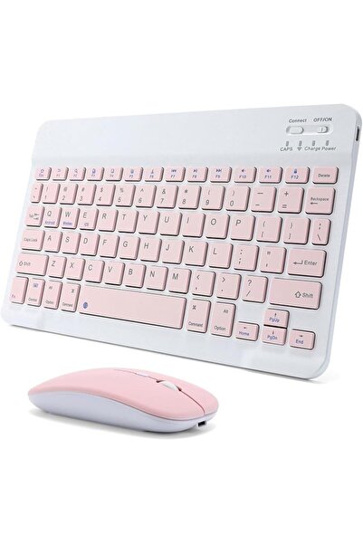 SICHER iPad Bluetooth Keyboard and Mouse Combo, Rechargeable, Portable Mini W...