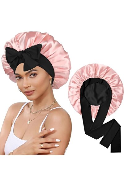 Yelajoy Satin Bonnet Silk Bonnet, Single Layer Elastic Band Silk Sleep Cap, S...