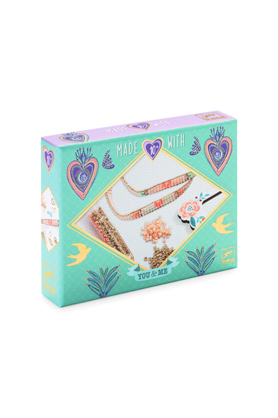 djeco Creative Game: Miyuki Beaded Bracelets,