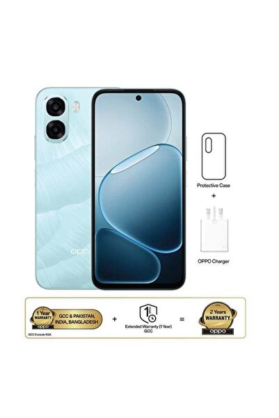 OPPO A6x 5G ثنائي الشريحة بلون أزرق ثلجي، ذاكرة وصول عشوائي 4 جيجابايت، سعة ت...