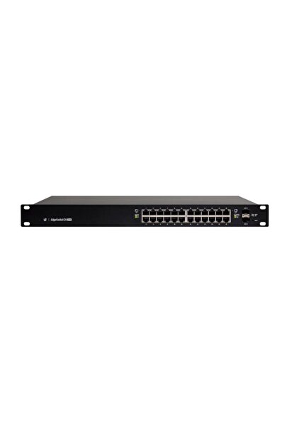 Ubiquiti SWITCH PoE UBIQUITI, "EdgeSwitch 24" 24 porturi Gigabit, 2 porturi S...